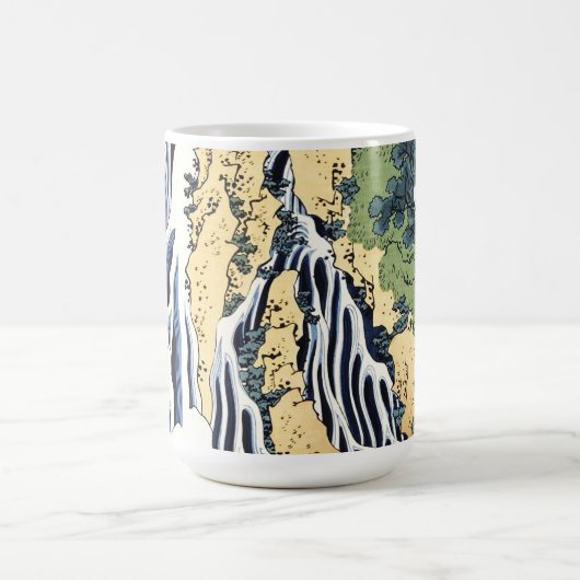 黒神山宝西付近の切振の滝 コーヒーマグカップ (中央)