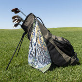 黒神山宝西付近の切振の滝 ゴルフタオル (グリーン)