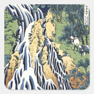 黒神山宝西付近の切振の滝 スクエアシール