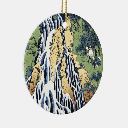 黒神山宝西付近の切振の滝 セラミックオーナメント (右)