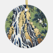 黒神山宝西付近の切振の滝 セラミックオーナメント (正面)