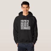 黒票のステンシルのカスタム色 パーカ (正面フル)