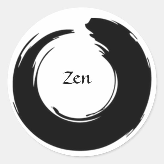 黒禅シール ラウンドシール (正面)