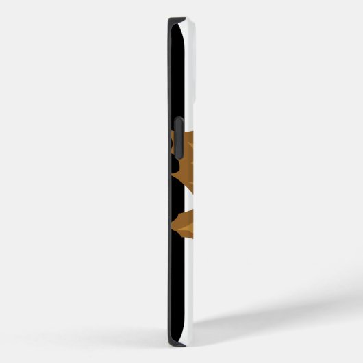 黒秋ストライプの葉 Case-Mate iPhoneケース (裏面 / 右)