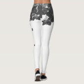 黒秋フローラ花桜レギンス レギンス (裏面)