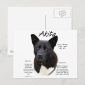 黒秋田ヒストリーデザイン ポストカード (正面/裏面)