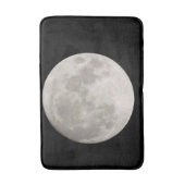 黒空のスーパームーン バスマット (正面縦)