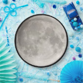 黒空のスーパームーン ペーパープレート (パーティー)