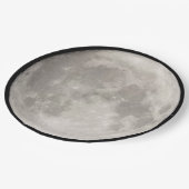 黒空のスーパームーン ペーパープレート (アングル)