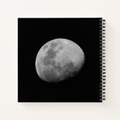 黒空の月 |ザンビア、南ルアンワ ノートブック (裏面)