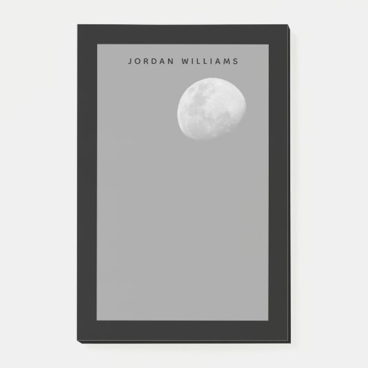 黒空の月 |ザンビア、南ルアンワ ポストイット (正面)