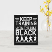 黒空保手でベルトが回転するまで練習すること カード (黄色い花)