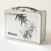 黒竹の小枝 メタルランチボックス (正面)