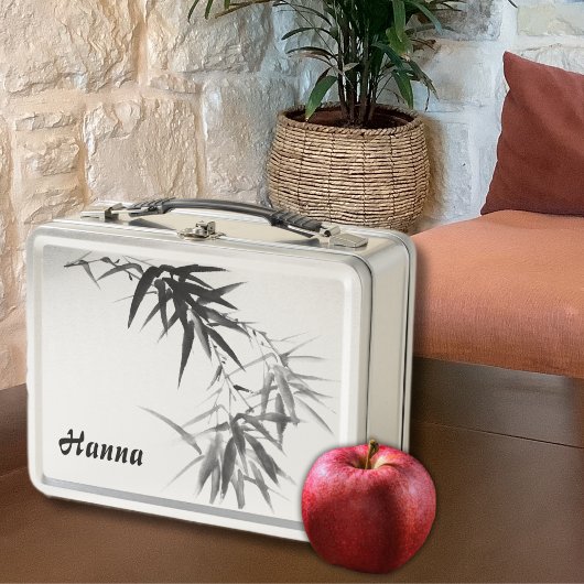 黒竹の小枝 メタルランチボックス