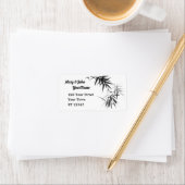 黒竹の小枝 ラベル (インサイチュ)