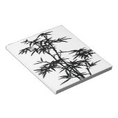 黒竹シルエット ノートパッド (アングル)