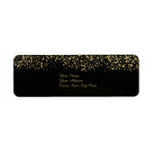 黒箔文房具結婚具 ラベル (正面)
