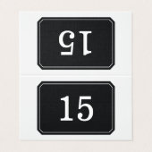 黒簡易折りエレガント畳みテーブル (外部フラット)