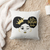 黒糖と金ゴールドの黒糖の赤ちゃん クッション (ブランケット)