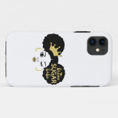 黒糖と金ゴールドの黒糖の赤ちゃん Case-Mate iPhoneケース (裏面(横))