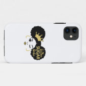 黒糖と金ゴールドの黒糖の赤ちゃん Case-Mate iPhoneケース (裏面(横))