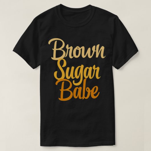 黒糖の赤ちゃん Tシャツ (デザイン正面)