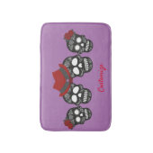 黒糖スカルの日Dead Thunder_Cove バスマット (正面縦)