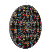 黒糖スカル ダーツボード (正面左)