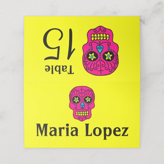 黒糖スカル プレイスカード (外部開封)