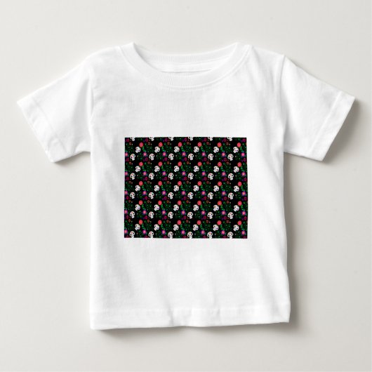 黒糖スカル ベビーTシャツ (正面)