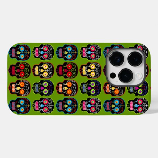 黒糖スカル Case-Mate iPhoneケース (裏面 (横))