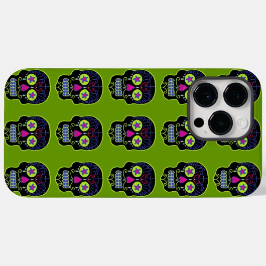 黒糖スカル Case-Mate iPhoneケース (裏面 (横))