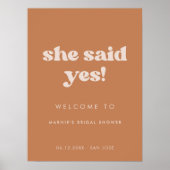 黒糖スタイリッシュShe氏は、yesブライダルシャワーを明らかにした ポスター (正面)