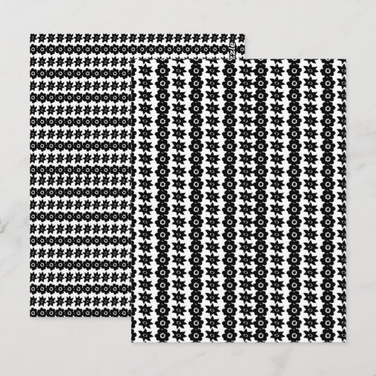 黒素晴らしと白の抽象芸術ドットの背景 ポストカード (正面/裏面)