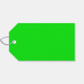 黒素晴らしと緑モダン/レトロプリント ギフトタグ (裏面横)