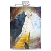 黒素晴らし人狼 フラスク (正面)