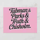 黒素晴らし史の女性 – タップマン…チゾーム シーズンポストカード (正面)