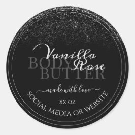 黒素晴らし銀製品の包装ラベル ラウンドシール