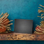 黒素朴い黒板印刷 フォトプラーク (側面)