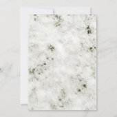 黒素朴と白のひまわりフローラ結婚 セーブザデート (裏面)