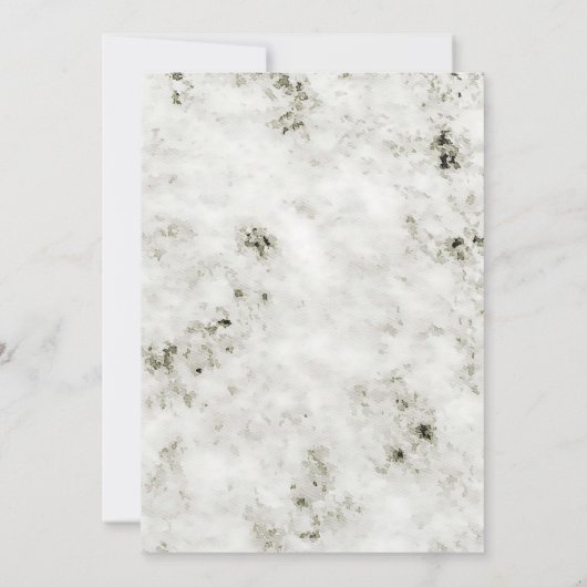 黒素朴と白のひまわりフローラ結婚 セーブザデート (裏面)