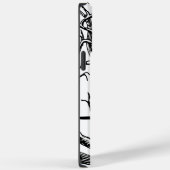 黒素朴と白の抽象芸術ツリーの枝 Case-Mate iPhoneケース (裏面 / 右)