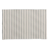 黒素朴フランスのストライプのくそ枕ケース 枕カバー (正面右)