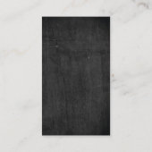 黒素朴木名刺 名刺 (裏面)