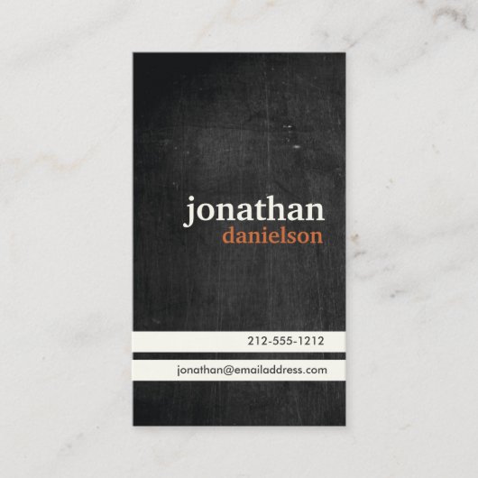 黒素朴木名刺 名刺 (正面)