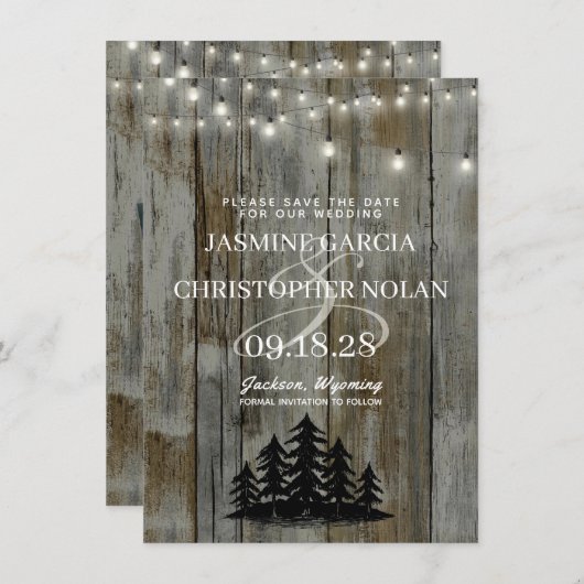 黒素朴林 セーブザデート (正面/裏面)