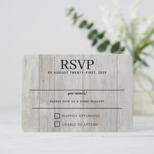 黒素朴林 出欠カード (スタンド正面)