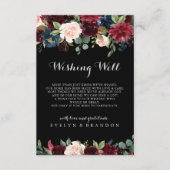 黒素朴植物体結婚の願い エンクロージャーカード (正面)