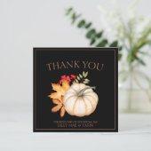 黒素朴秋秋パンプキンス結婚ズ サンキューカード (スタンド正面)