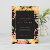 黒素朴秋紅葉結婚ズ 招待状 (スタンド正面)